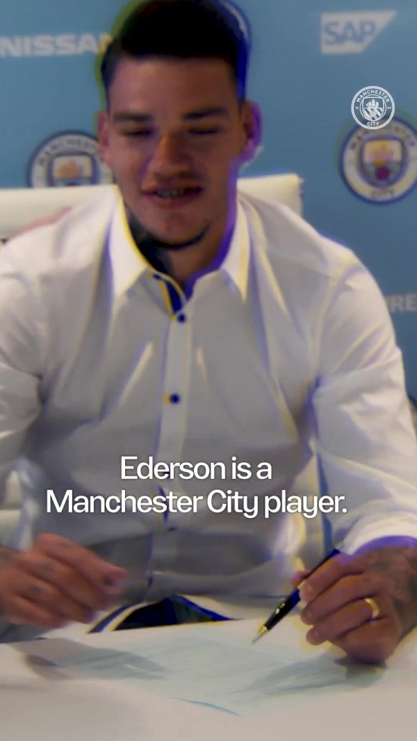 Meritorious goalkeeper! Manchester City official video posted a goodbye to Ederson, the player won 18 championships in 8 years