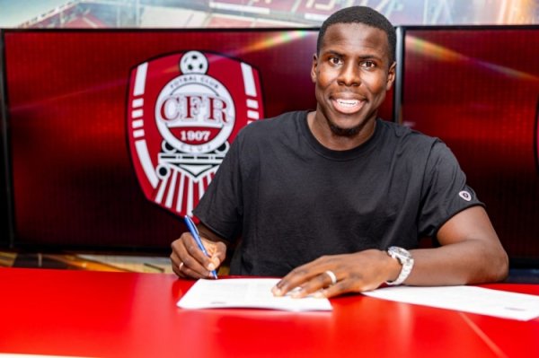 Official: 30-year-old central defender Zuma joins Romanian team Cluj without signing