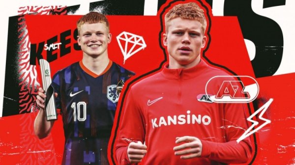 Post: Crystal Palace is interested in 19-year-old Dutch star Smit, facing competition from Manchester United and Real Madrid
