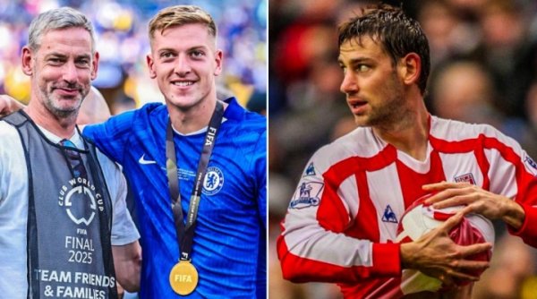 Delap imitates his father and throws grenades? Maresca: Why not? we always want to learn